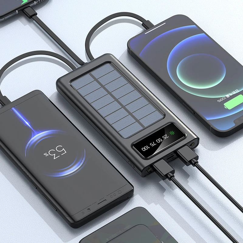 Carregador Portátil Solar PowerBank 20.000mAh [ULTRA POTENTE]