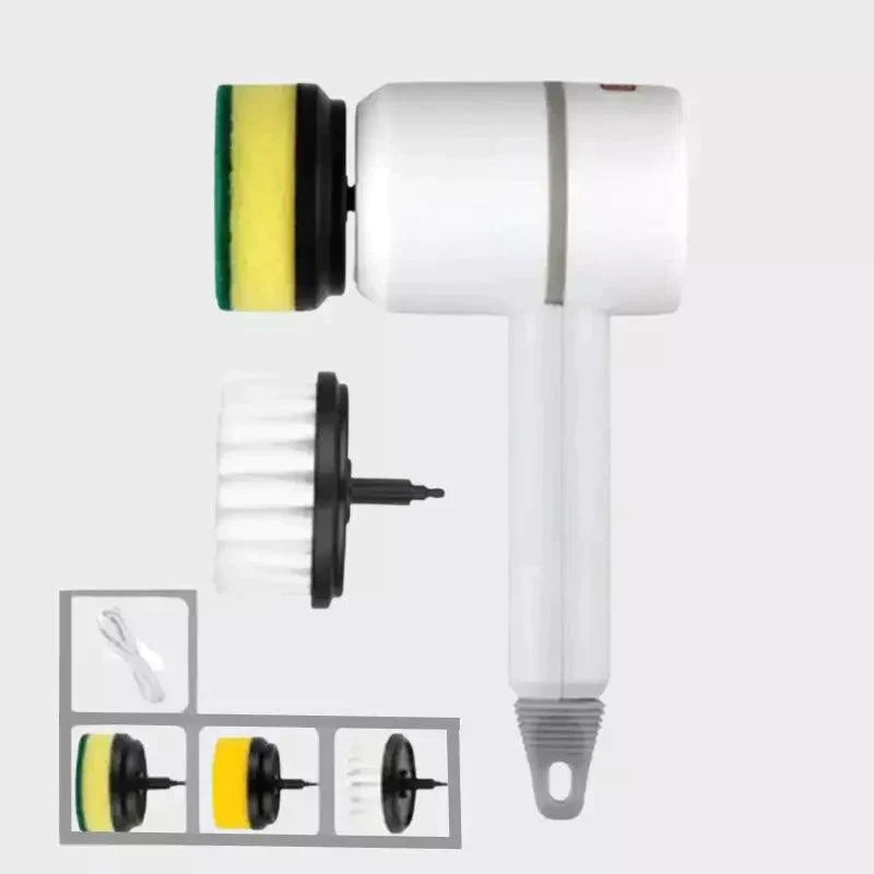 Escova Multifuncional Elétrica de Limpeza - 3 em 1