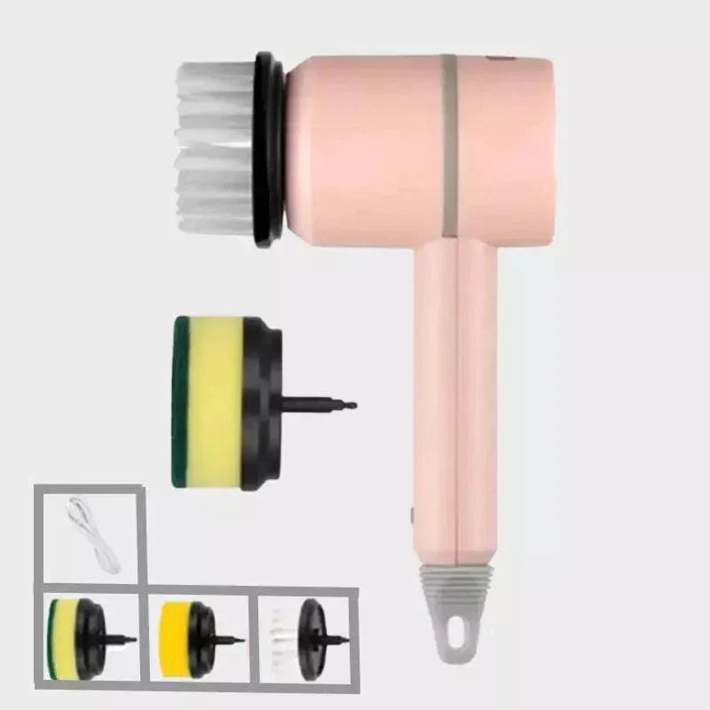 Escova Multifuncional Elétrica de Limpeza - 3 em 1