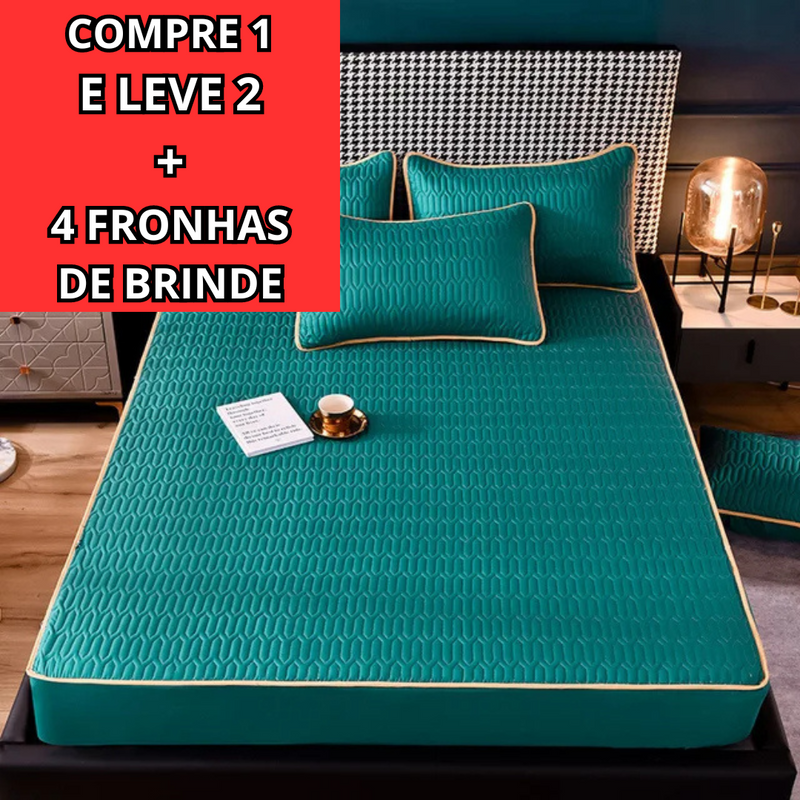 [ULTIMAS UNIDADES] Capa Para Colchão Impermeável Compre 1 e Leve 2 + 4 Fronhas de Brinde