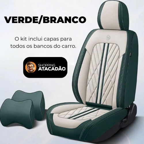 Conjunto Premium de Capas de Banco Automotivas: Luxo & Conforto