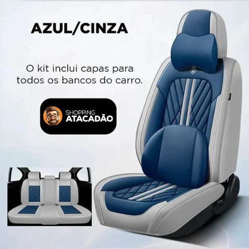 Conjunto Premium de Capas de Banco Automotivas: Luxo & Conforto