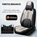 Conjunto Premium de Capas de Banco Automotivas: Luxo & Conforto